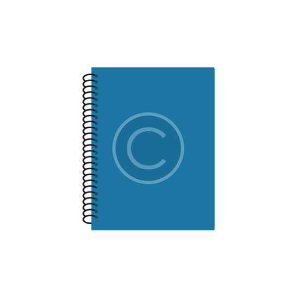 Blue notepad
